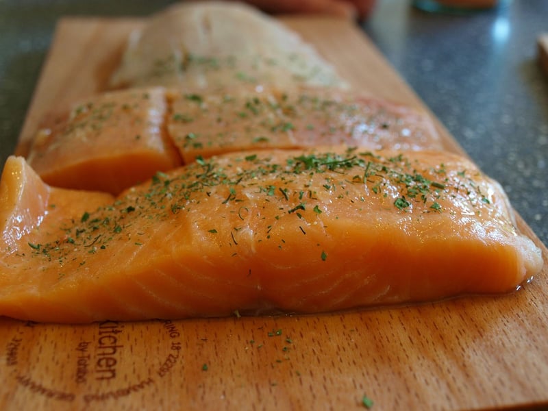 Salmon dish